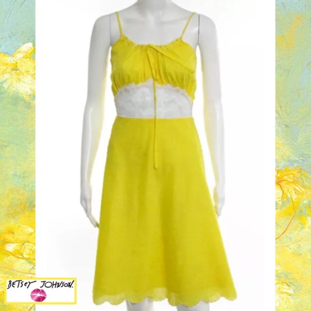 Betsey Johnson Yellow Sundress